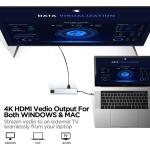 Multiport USB-C Adapter for MacBooks/iPad Pro/Laptops