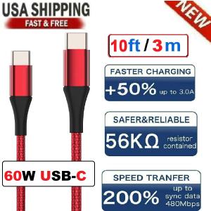Fast Charging USB-C to USB-C Cable