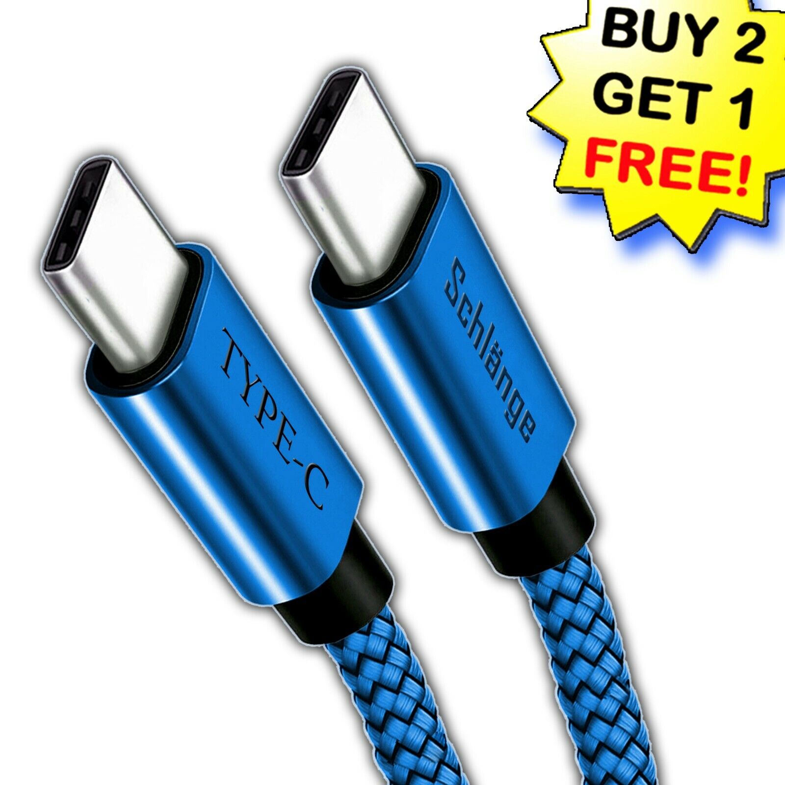 Fast USB-C Charging Cable Male to Male