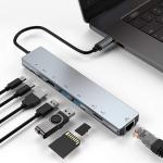 8-in-1 USB-C Hub with HDMI and Ethernet