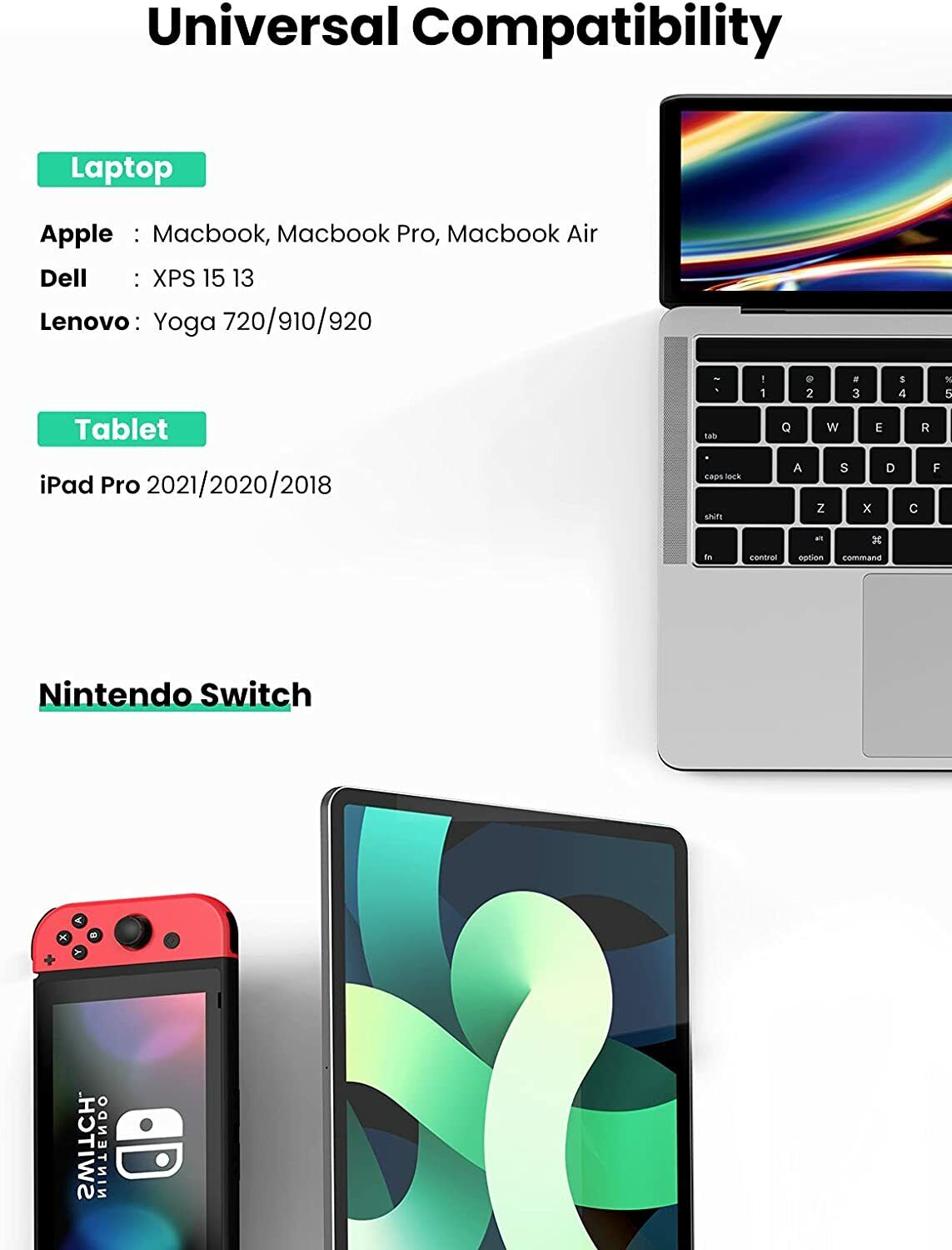 UGREEN USB-C Ethernet Adapter - Gigabit RJ45 Network