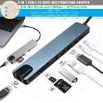 8-in-1 USB-C Multiport Adapter with 4K HDTV & Ethernet