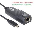 USB-C to RJ45 Ethernet Adapter 1000MBPS