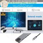 8-in-1 USB-C Multiport Adapter with 4K HDTV & Ethernet