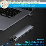 8-in-1 USB-C Multiport Adapter with 4K HDTV & Ethernet