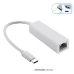 TypeC to RJ45 Ethernet 10Mbps Adapter