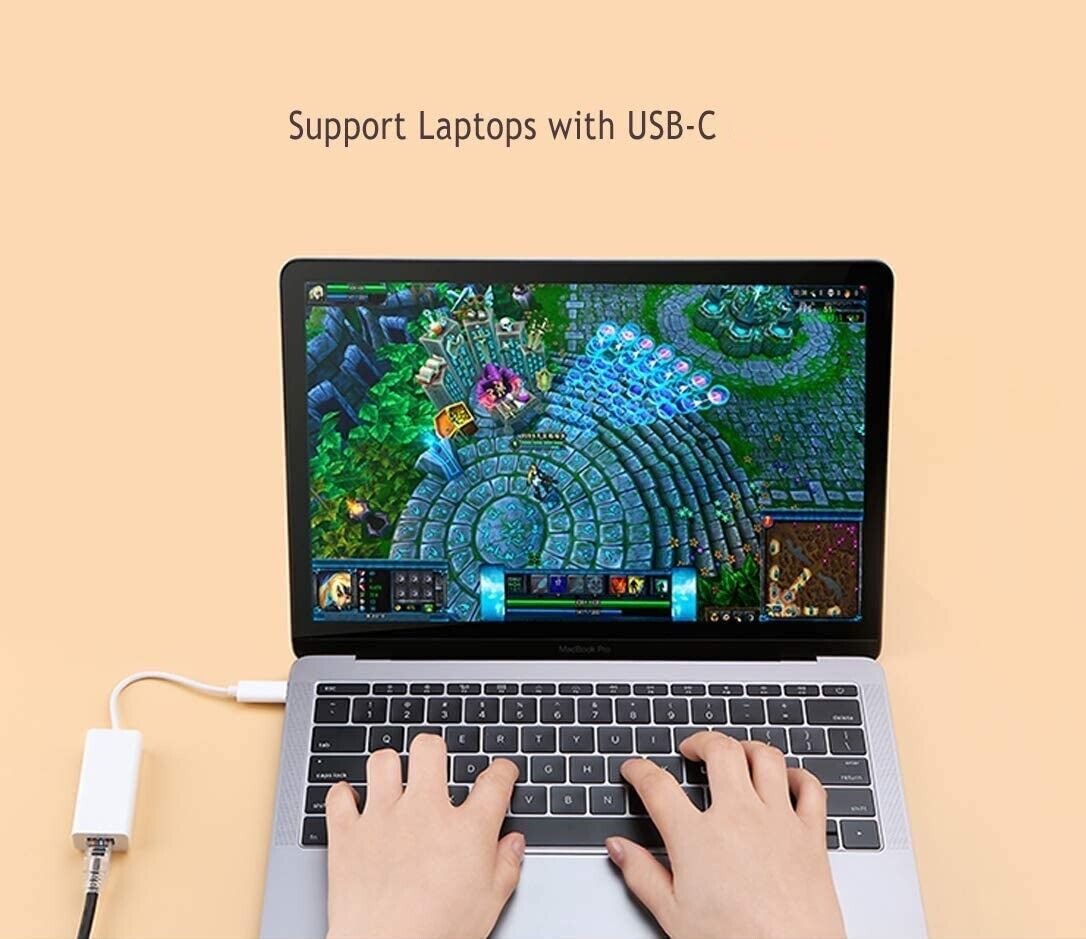 USB Type-C Ethernet LAN Adapter Cable
