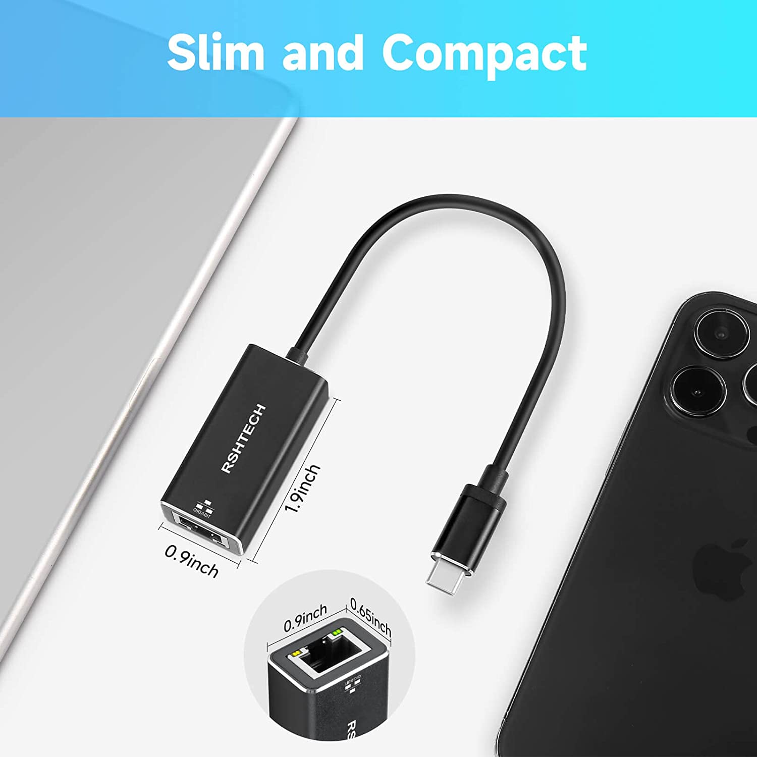 Aluminum USB-C 2.5G Ethernet Adapter - WK-C25