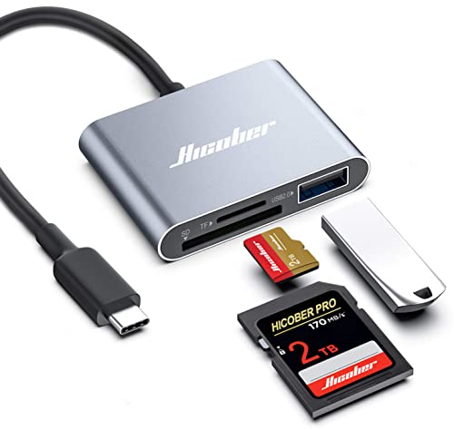Hicober USB-C SD Card Reader Adapter