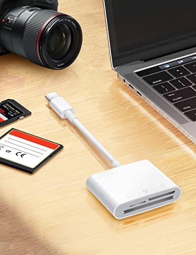 USB-C SD Card Reader Adapter for Multiple Devices
