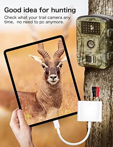 USB-C SD Card Reader Adapter for Multiple Devices