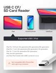 USB-C SD Card Reader Adapter for Multiple Devices