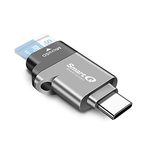 Midnight Grey MicroSD Card Reader with USB-C