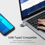 Midnight Grey MicroSD Card Reader with USB-C