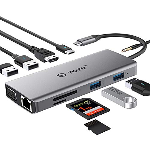TOTU 11-in-1 USB-C Hub Adapter