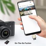 Leizhan USB-C Micro SD Card Reader with Keychain