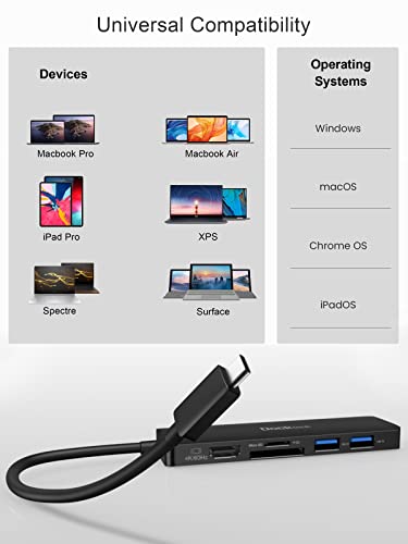 Dockteck USB-C Hub with HDMI & SD Card Reader