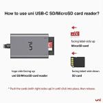 uni USB C SD Card Reader for Android