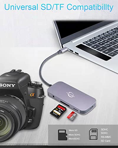 8-in-1 USB-C Hub with Audio and 4K HDMI