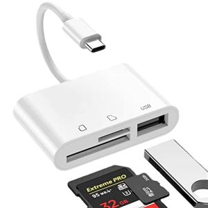 USB C SD Card Reader for MacBook, PC, Phone