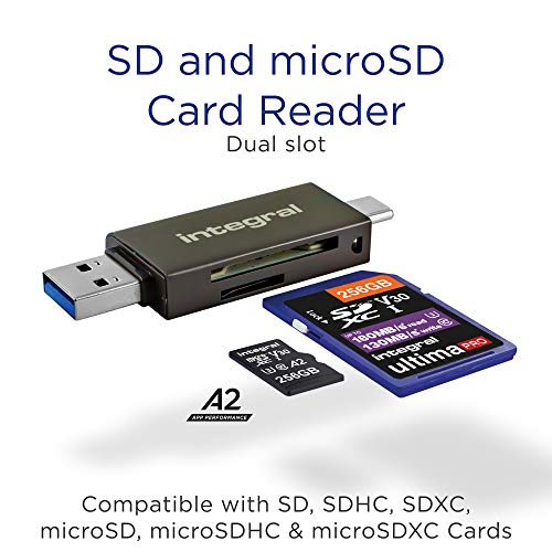 USB-C Dual Memory Card Reader - High-Speed