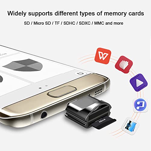 USB-C TF/SD Card Reader for Galaxy/Huawei/MacBook