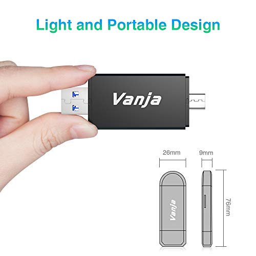 Vanja USB-C SD/Micro SD Card Reader