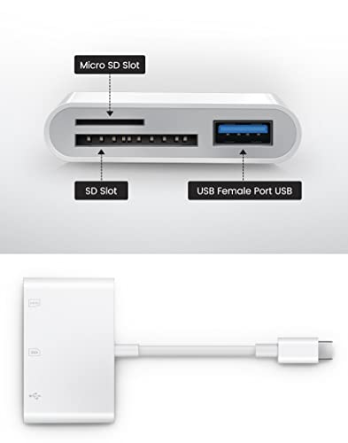 USB-C SD Card Reader for iPad and Mac