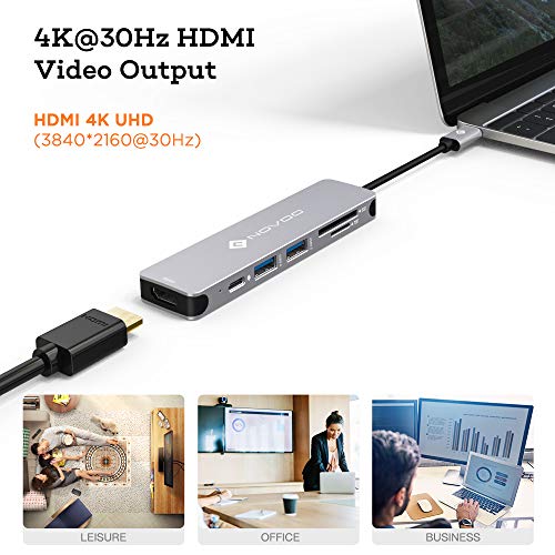 6-in-1 USB-C Hub with 4K HDMI