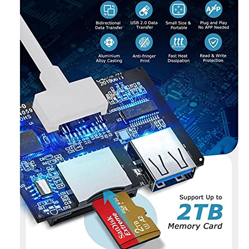 3-in-1 USB-C Card Reader & Adapter