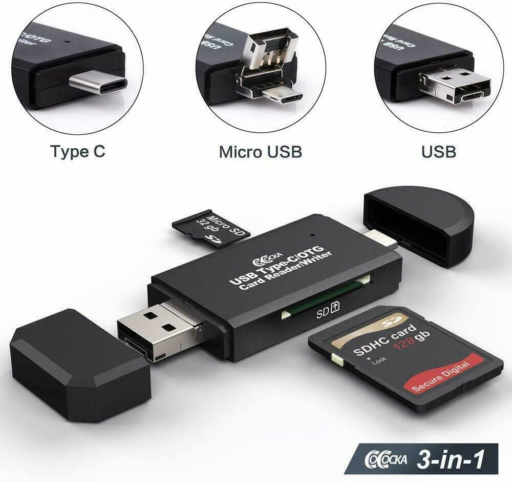USB-C Micro SD Card Reader Adapter