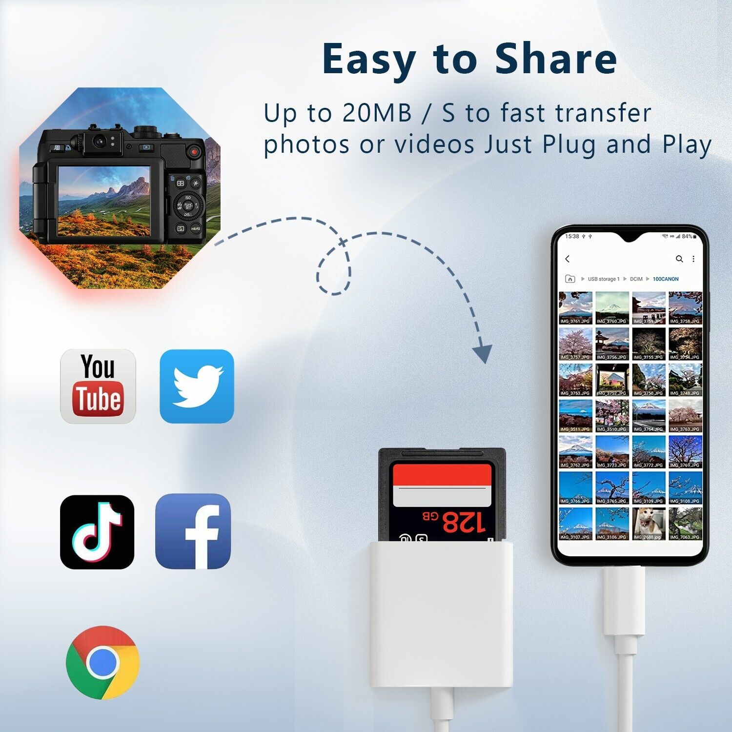 iPad Pro & MacBook SD Card Reader