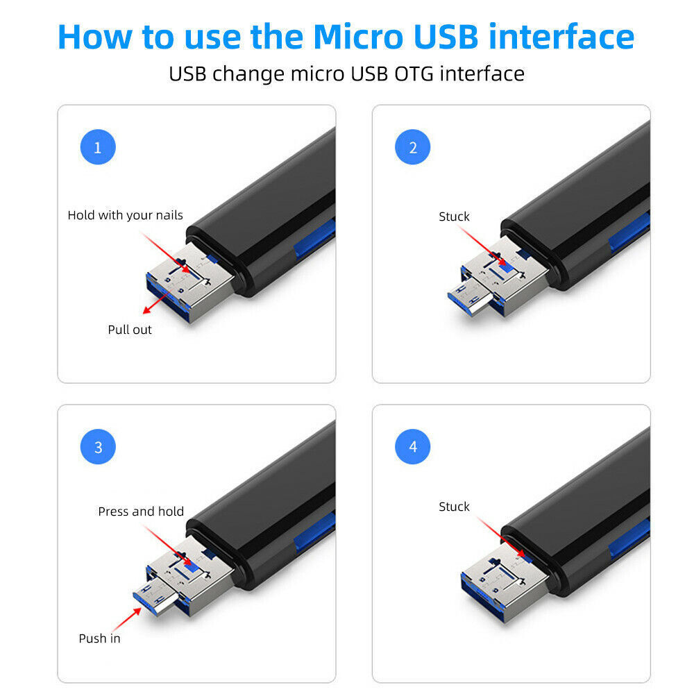 5-in-1 USB-C Micro SD Reader
