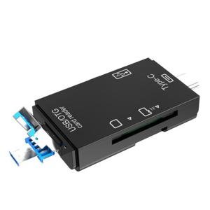 Type-C 6-in-1 Card Reader for Mobiles