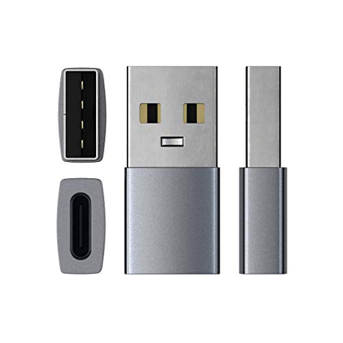 Type-A to Type-C Adapter Converter - Space Gray