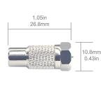 Atari Adapter: RCA to F-Type RF Converter