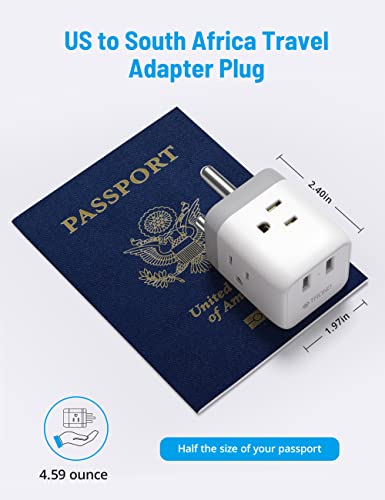 TROND Type M Travel Adapter with USB Ports