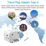 TESSAN 3-Outlet USB-C Adapter for US Travel
