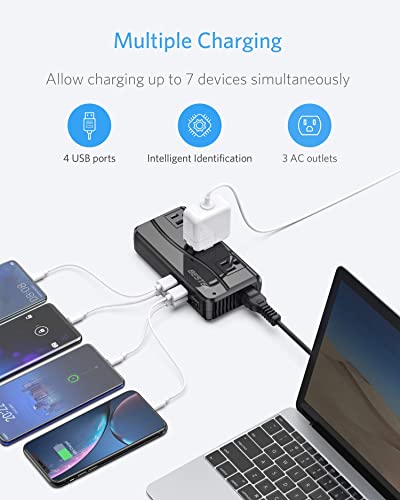 BESTEK 250W USB-C Power Converter and Plug Adapters