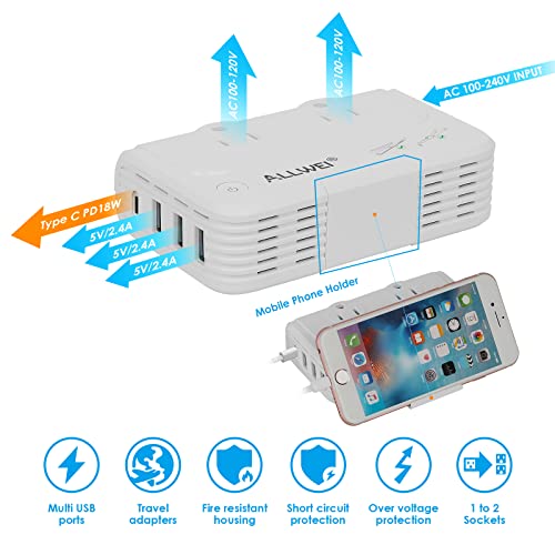 Universal USB-C Power Adapter with Voltage Conversion
