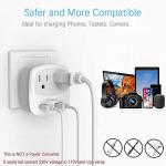 TESSAN USB Outlet Plug Japan Power Adapter