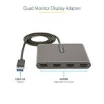 USB-C Quad HDMI Display Adapter - StarTech