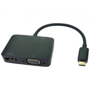 USB-C Adapter with HDMI and VGA Output