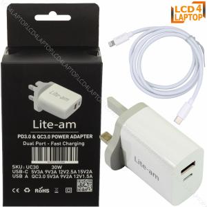 30W USB-C Fast Charger for iPhone/iPad