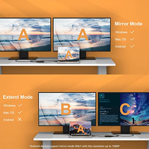 WAVLINK USB-C Dual HDMI Video Adapter