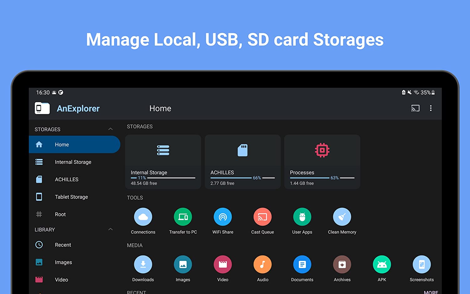 USB-C File Manager for Fire TV