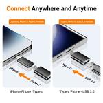 6 Pack USB-C Adapters for Fast Charging