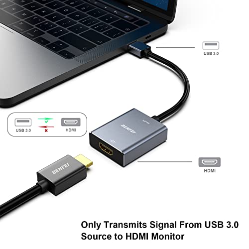 BENFEI USB 3.0 to HDMI Male Adapter