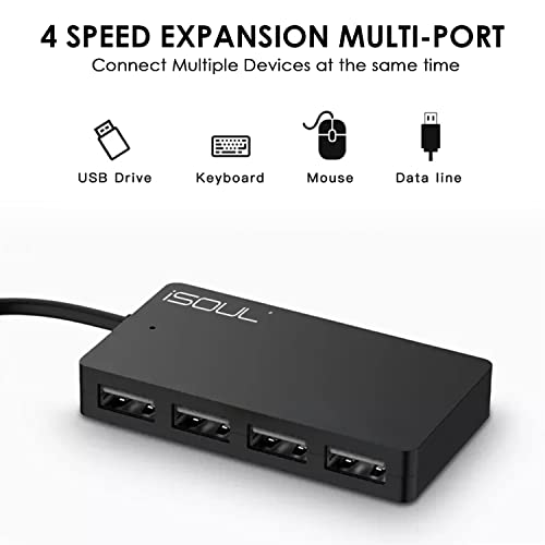 4-Port Ultra-Slim USB-C Hub Adapter