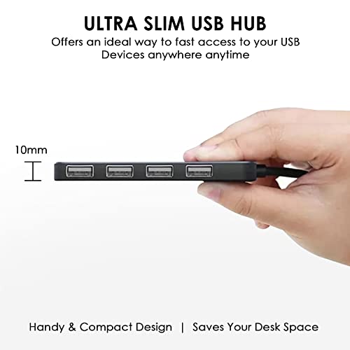 4-Port Ultra-Slim USB-C Hub Adapter